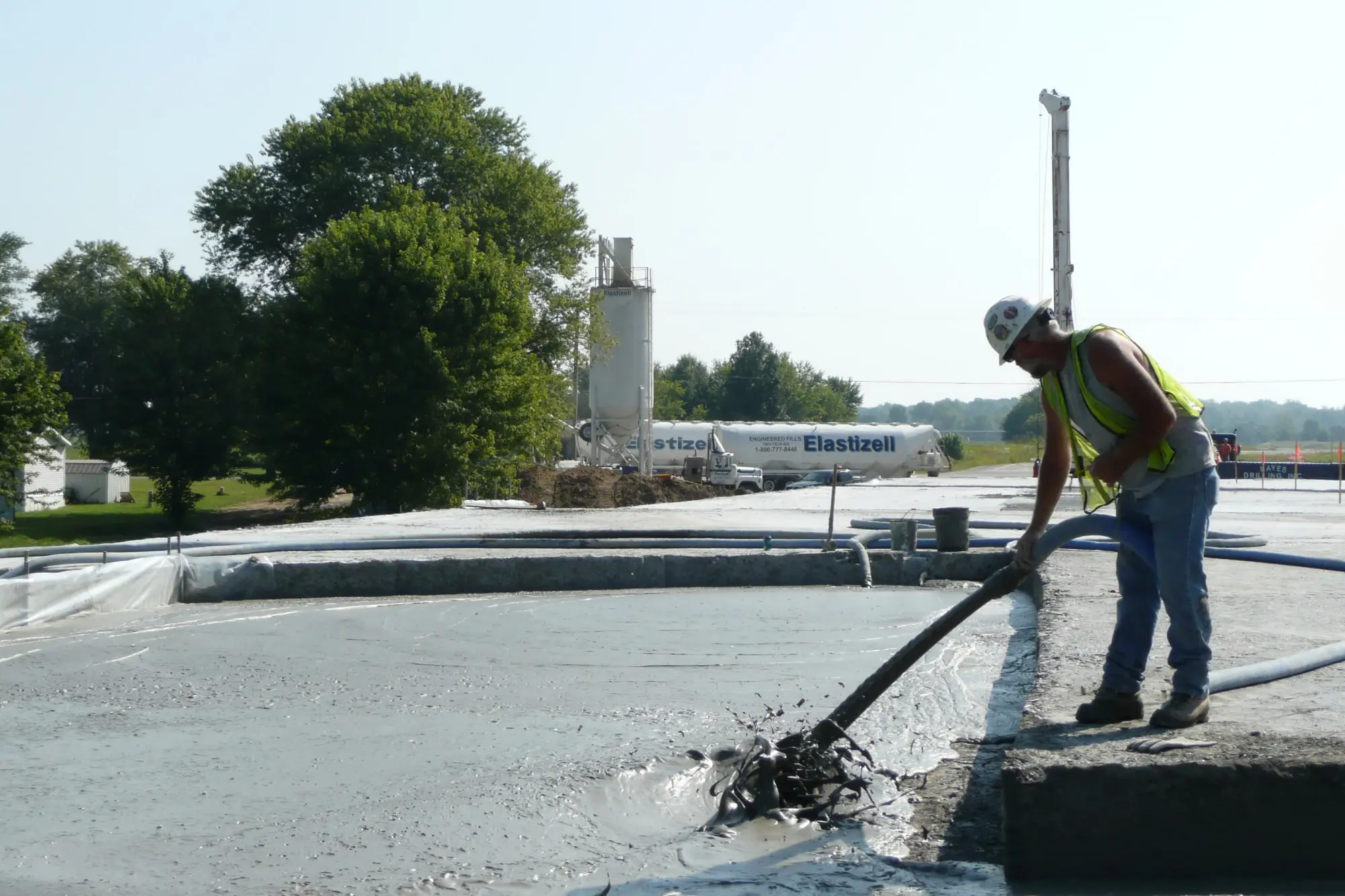 Elastizell Systems installing a Roof Deck