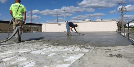 cellular concrete roof deck